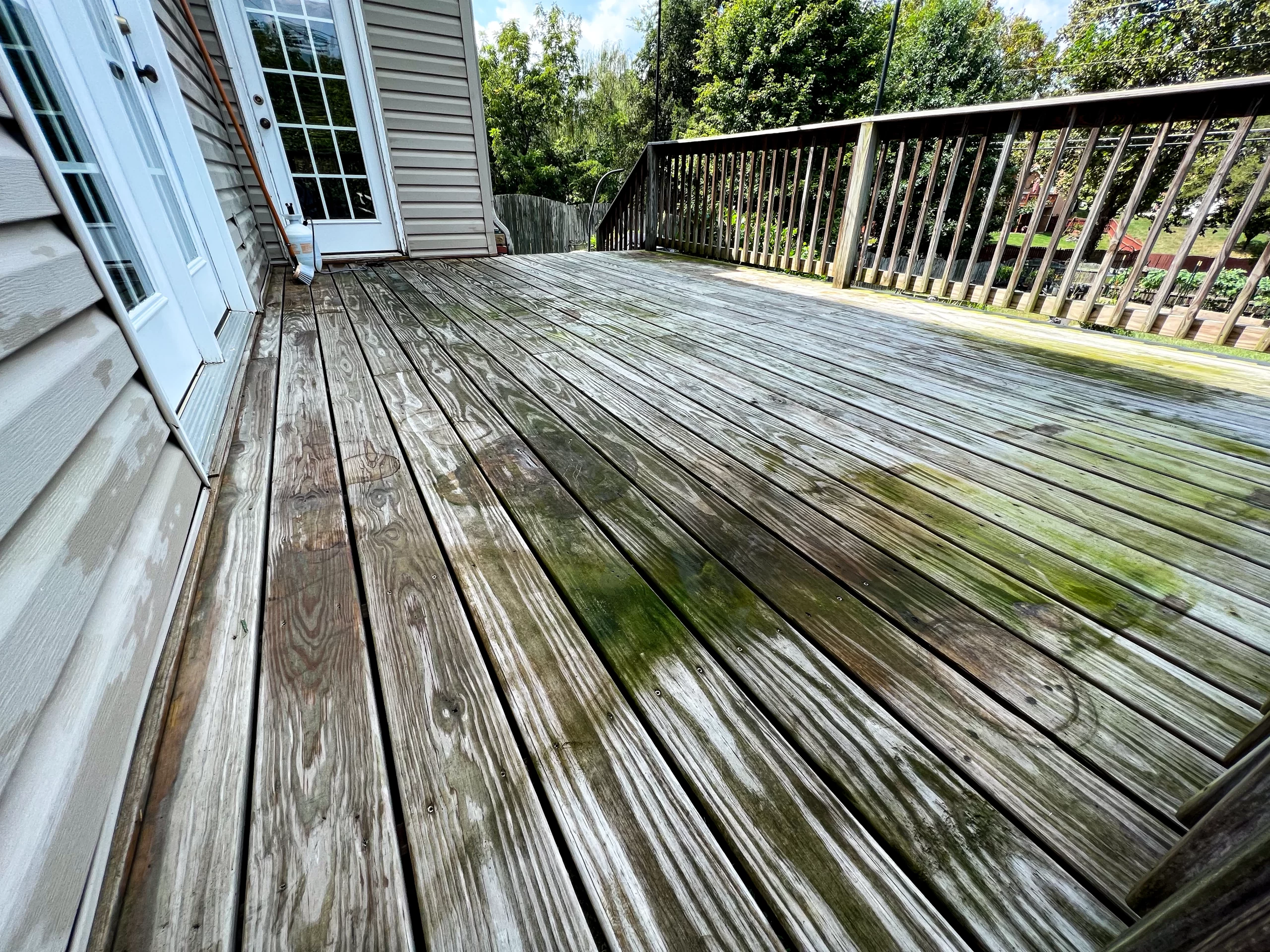 deck restoration before